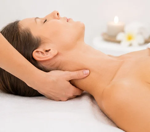 Professional myofascial therapy session for chronic pain caused by injury or trauma